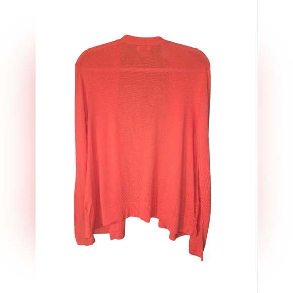 Old Navy Women's Coral Open Front Cardigan Lightweight Knit Sweater XL Cotton - Picture 2 of 8